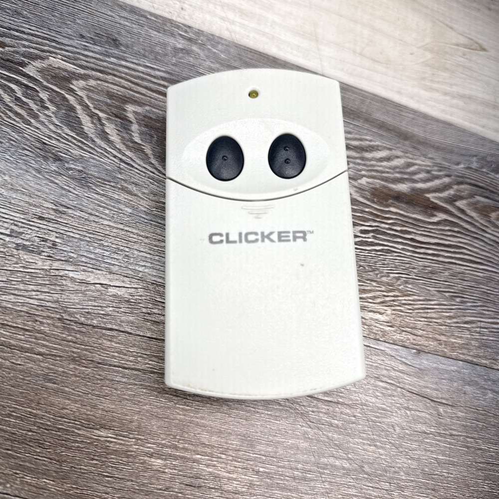Clicker Garage Door Remote TX1662 CLT1D HBW1662 2-Button Tested Works
